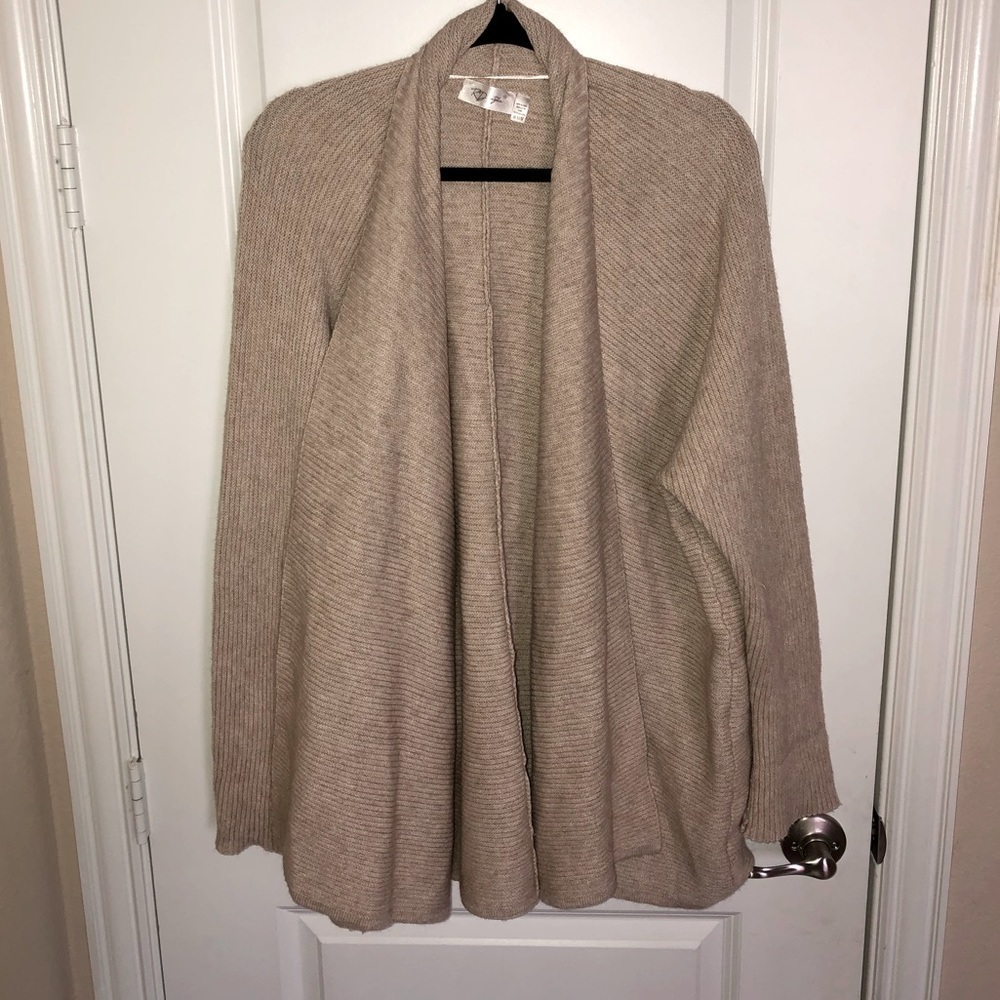 RD Style Open Front Draped Oversized Cardigan Size Medium